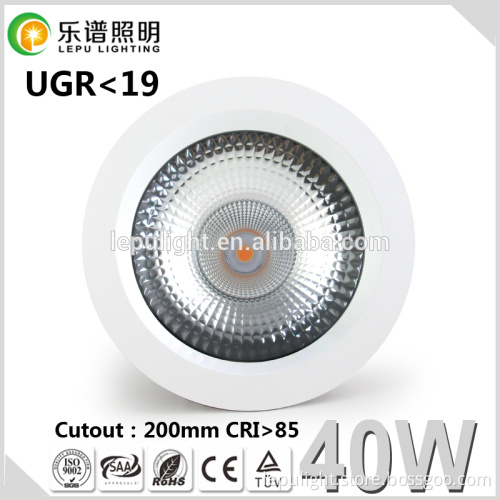 New Product Reflector CE RoHS Lamp Light Dimmable COB 40W 30W 24W 18W LED Downlight 13W